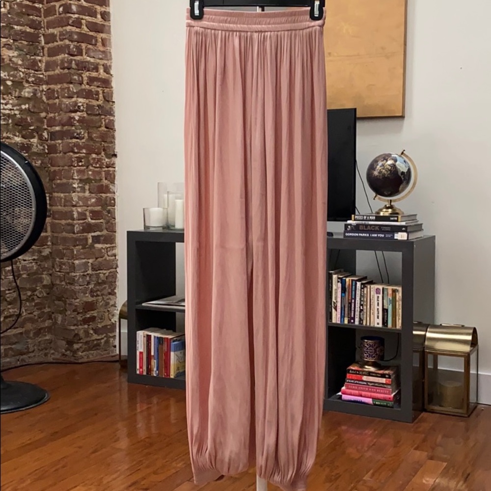 Zara Pink Harem Pants